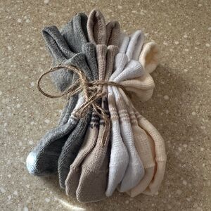 adidas Gray and Cream Casual Socks